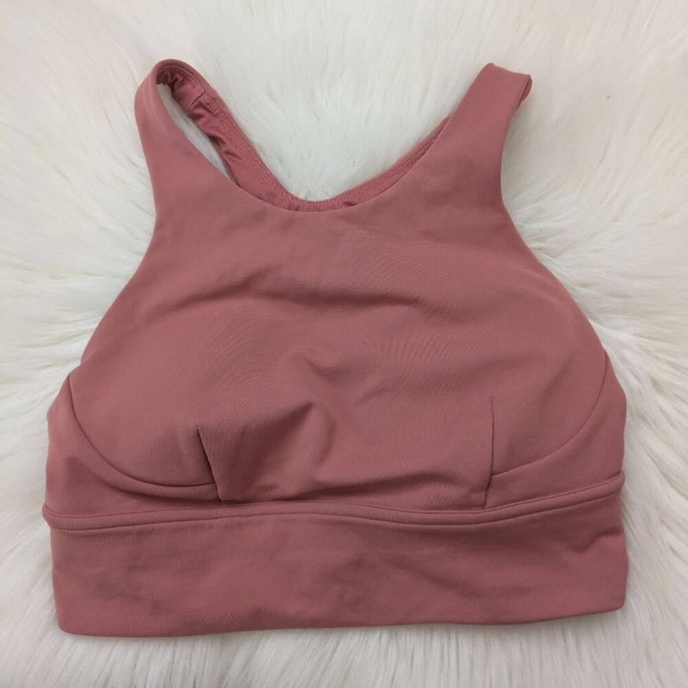Lululemon Wunder Train Longline Bra *Medium Support Pink 6